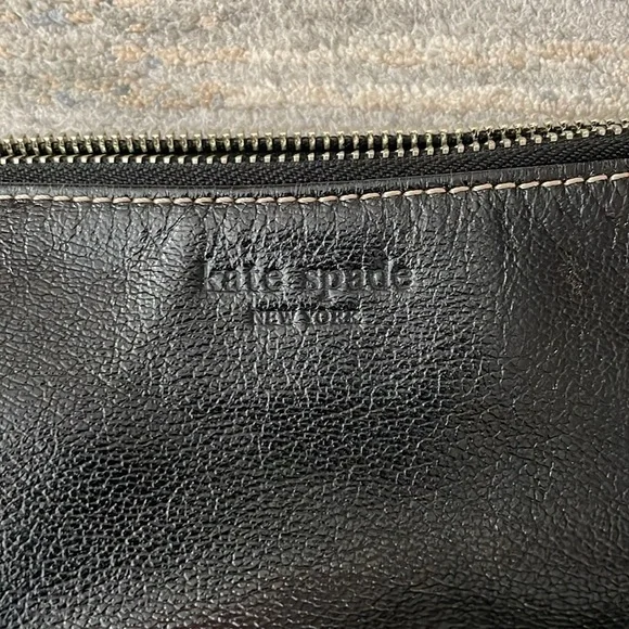 Kate Spade black leather shoulder bag - Picture 2 of 11